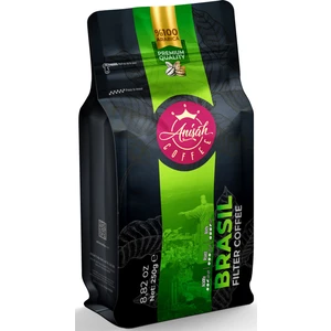 Anisah Coffee Brezilya Filtre Kahve 250gr French Press Öğütümlü %100 Arabica, Orta Kavrum