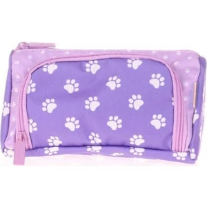 2 Colors Plump Kalem Çantası Paws K2436