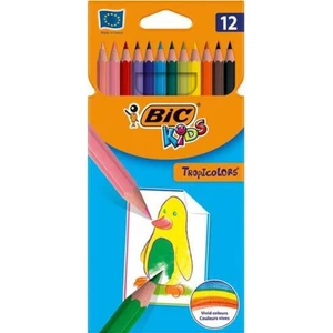 Tropicolors 12 Renk Uzun Kuru Boya 12'li Kuruboya Uzun