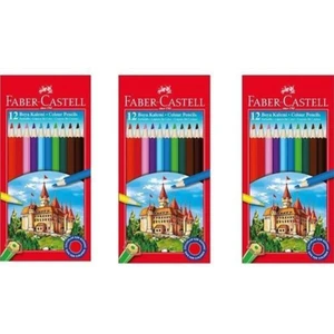 Boya Kalemi 12 Renk 3 Adet