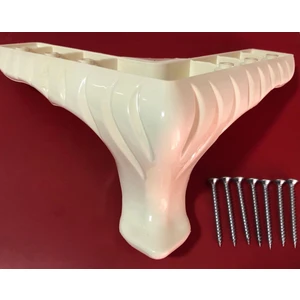 Nil Krem Mobilya  Koltuk Çekyat Baza Ayağı 12 cm 8 Adet