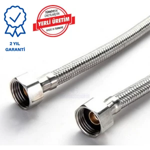 3/8*3/8 100 cm Çelik Bağlantı Fleksi
