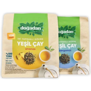 Dökme Yeşil Çay Ananas 50 gr ve Bergamot 50 gr