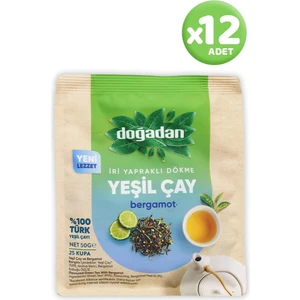 Dökme Yeşil Çay Bergamot 50 gr x 12 Adet