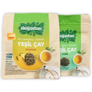 Dökme Yeşil Çay Ananas 50 gr ve Sade 60 gr