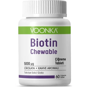 Biotin 5000 Mcg 60 Çiğneme Tableti