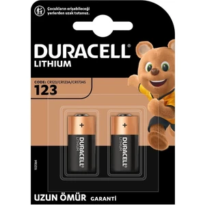 123 DL123AEL123A/CR123A/C17345 3V Lityum Pil 2li