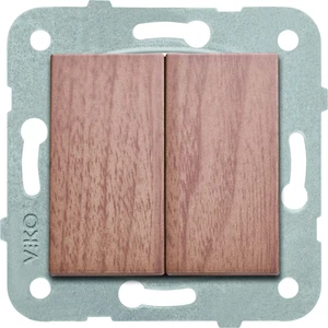 Artline Novella Ceviz Ikili Anahtar Komütatör Çerçevesiz 92615102