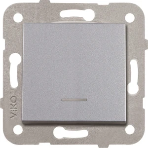 Artline Novella Gümüş Işıklı Anahtar Çerçevesiz 92605019