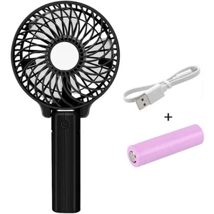 3 Kademeli Şarjlı Mini Fan Masa Üstü Vantilatörü USB Soğutucu Sessiz El Fan Bükülebilir Fan