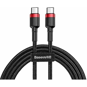 Cafule 20V 3A 1m Pd2.0 60W Flaş Şarj USB Kablo Kırmızı/siyah