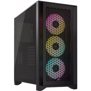CC-9011240-WW Icue 4000D Rgb Airflow Temperli Cam Mid Tower Kasa Siyah