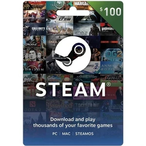 Steam Gift Card (Us) 100 Usd
