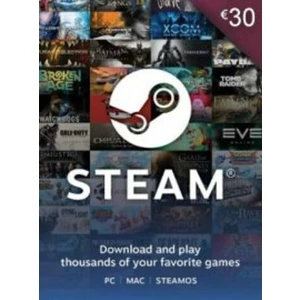 Steam Gift Card 30 Euro