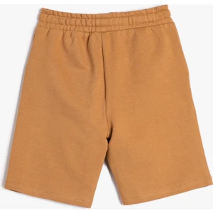 Şort Beli Bağlamalı Cepli Pamuklu