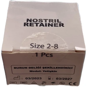 Nostril Retainer Burun Deliği Şekillendirici   (3m Micropore Bant Hediye)2-8