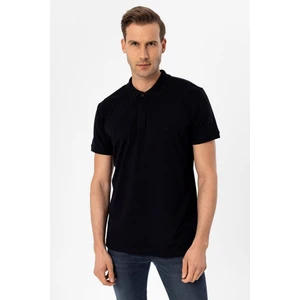 Polo Yaka Regular Kalıp Armürlü Tişört