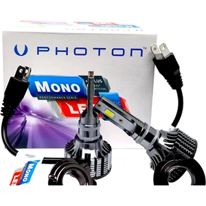 Mono LED Xenon Far Ampulu +3 Plus 12V-24V LED Headlight Şimşek Etkili Xenon LED
