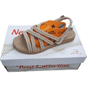 New Collection Hasirli Sandalet