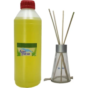 1 Litre Ortam Kokusu Şeftali (Bambu Koku Çubuk) + Cam Şişe