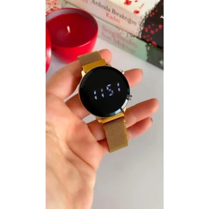 Unisex Tuşlu LED Saat Mıknatıslı Kordon Özel Seri