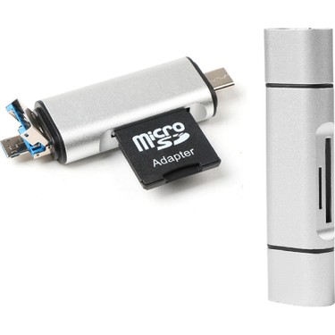 Alfais 4858 Type C USB Kart Okuyucu Micro Sd Card Reader Fiyatı