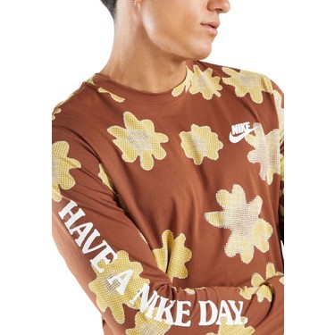 Nike Mens Have A Nike Day Long Sleeve T Shirt DM6335 204 Fiyat