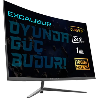 Casper Excalibur M.E315FHD-G 31.5" 240HZ 1ms 300NIT (Hdmı+Display) Curved Freesync + G-Sync Fhd LED