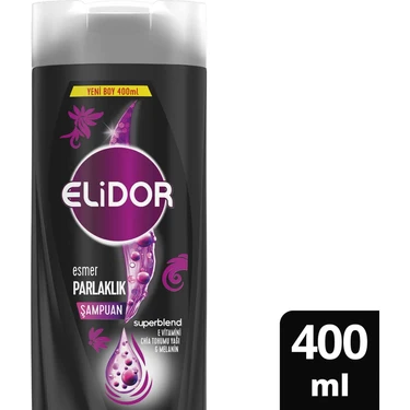 Elidor Superblend Saç Bakım Şampuanı Esmer Parlaklık E Vitamini Chia Tohumu Yağı Melanin 400