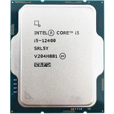 Intel Core i5-12400 CPU LGA 1700 本体 Intel Core i5 12400 2,5 GHz 18 MB Cache 1700 Pin İşlemci Fiyatı