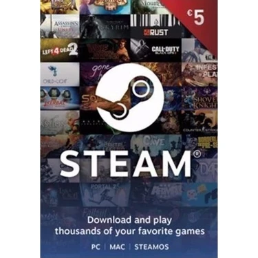 Steam Gift Card 5