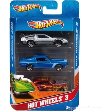 Hot Wheels Araba Seti 3 Lü