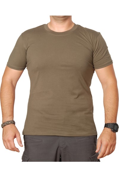Yds T-Shirt Pro -Haki (Nefes Alabilir Pamuklu T-Shirt)