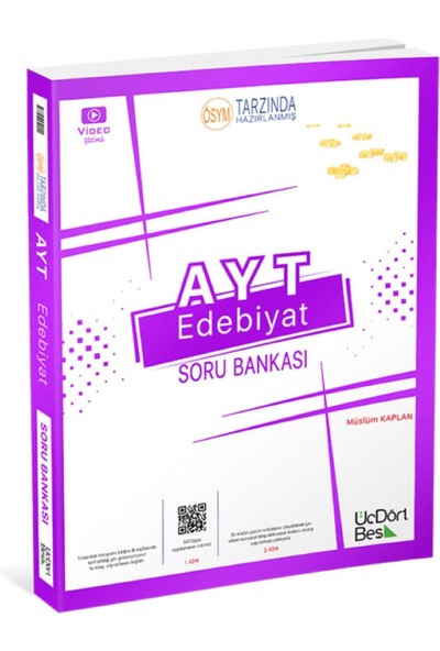 ÜçDörtBeş Yayınları AYT Edebiyat Soru Bankası