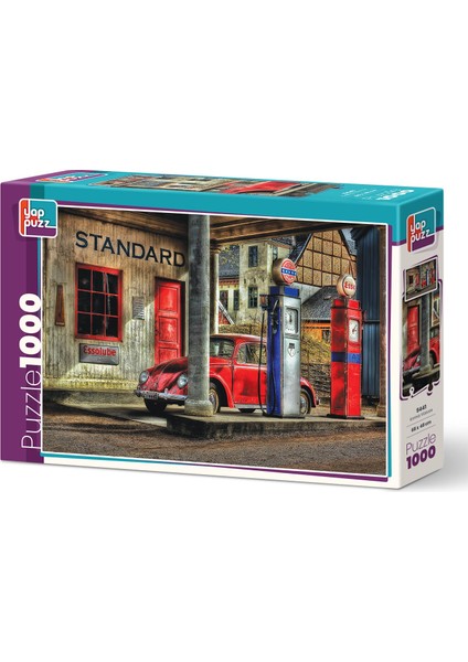 Kırmızı Vosvos 1000 Parça Puzzle