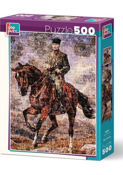 Atlı Atatürk 500 Parça Puzzle