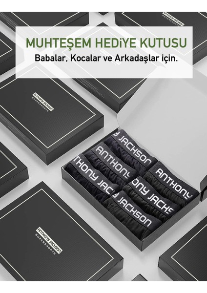 Likralı 6'lı Kutu Premium Erkek Boxer Thomas fiyatları