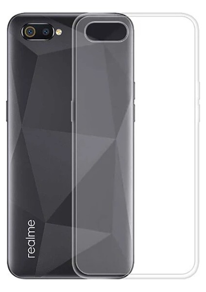 Oppo Realme C2 2.0 mm Korumalı Şeffaf Silikon Kılıf