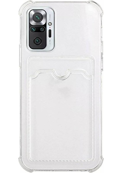 Xiaomi Poco M3 Transparent Kartlıklı Antişok Kılıf Şeffaf