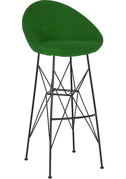 Sembol Tel Ayak Küçük Bar Sandalyesi 75.cm