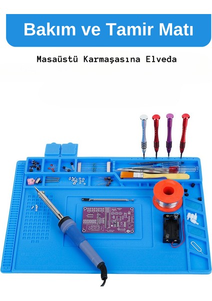 S-160 Esd Isıya Dayanıklı Silikon Mat Tamir Pedi