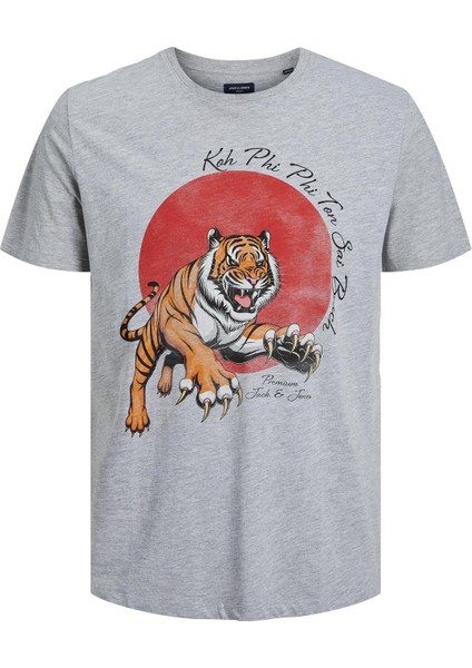 Kaplan Baskılı Erkek Tişört 12228936