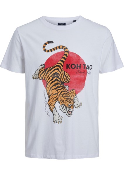 Kaplan Baskılı Erkek Tişört 12228936