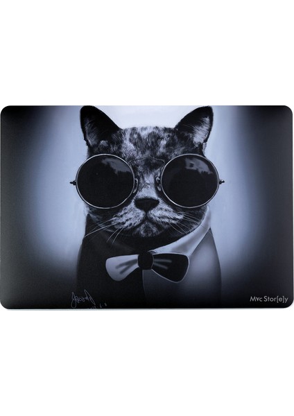 Macbook Pro Kılıf 13inç M1-M2 Laptop Sticker Koruyucu Kaplama A2338 ile Uyumlu Cat01NL