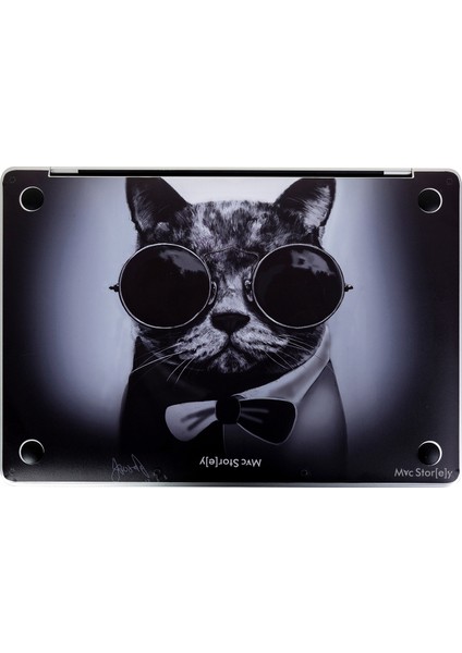 Macbook Pro Kılıf 13inç M1-M2 Laptop Sticker Koruyucu Kaplama A2338 ile Uyumlu Cat01NL