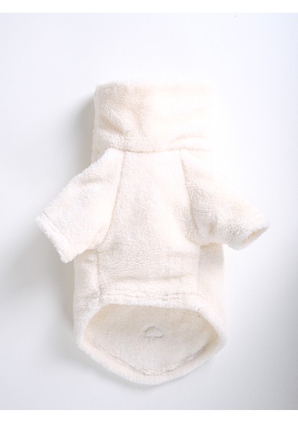 Küçük ve Orta Irk Beyaz Polar Sweatshirt Wellsoft modelleri
