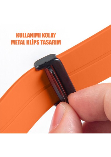 Apple Watch 45 mm Silikon Kordon Metal Mıknatıslı Toka Tasarımlı Şık Spor Pratik Kullanım indirimleri