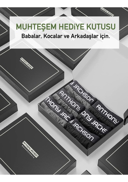 Likralı 6'lı Kutu Premium Erkek Boxer Quinn fiyatları