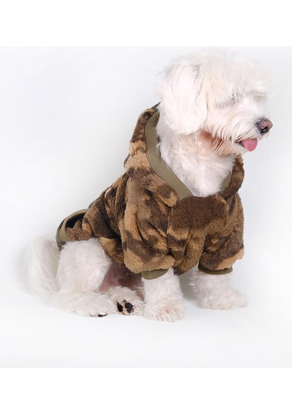 Küçük ve Orta Irk Kamuflaj Polar Sweatshirt Pops fırsatları