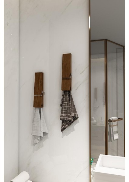 Ahşap Mandal - Thermowood Dişbudak - Banyo - Wc - Havlu fiyatları